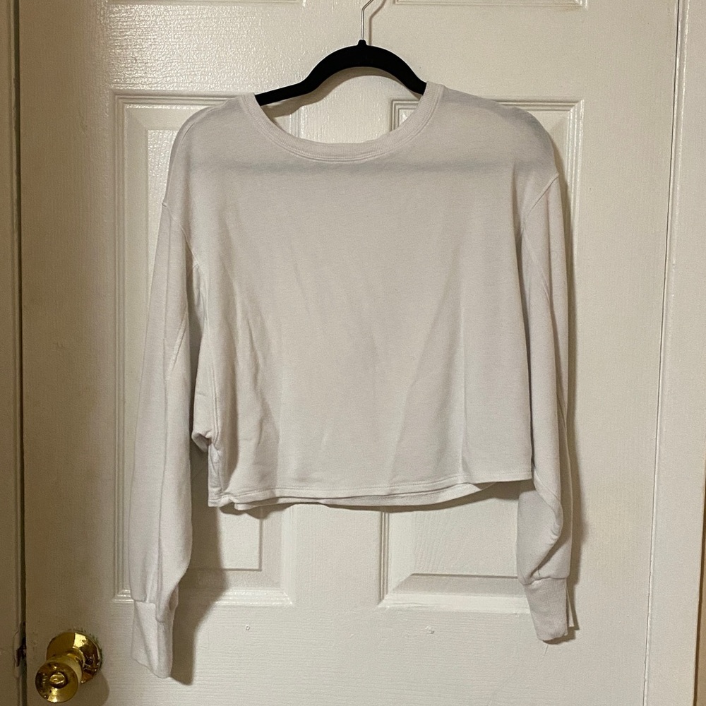 Garage Ivory Long Sleeve Top with Dolman Sleeves